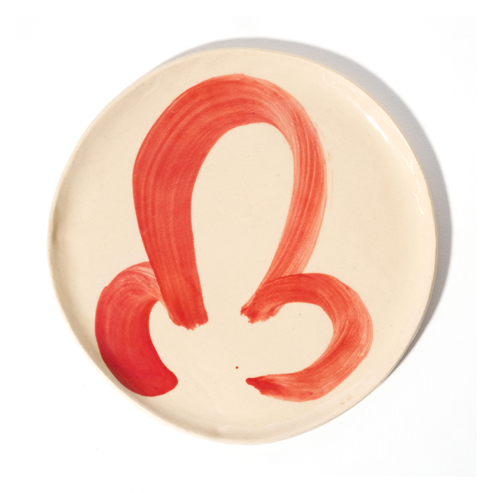 Red Penis Plate