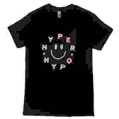 Hyper Hypo Black Smiley T-Shirt