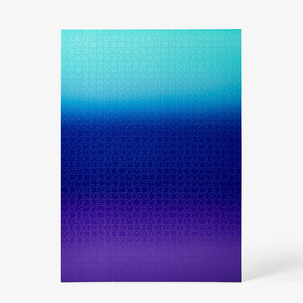 Areaware – Gradient Puzzle Teal/Blue/Purple – 1000 Piece