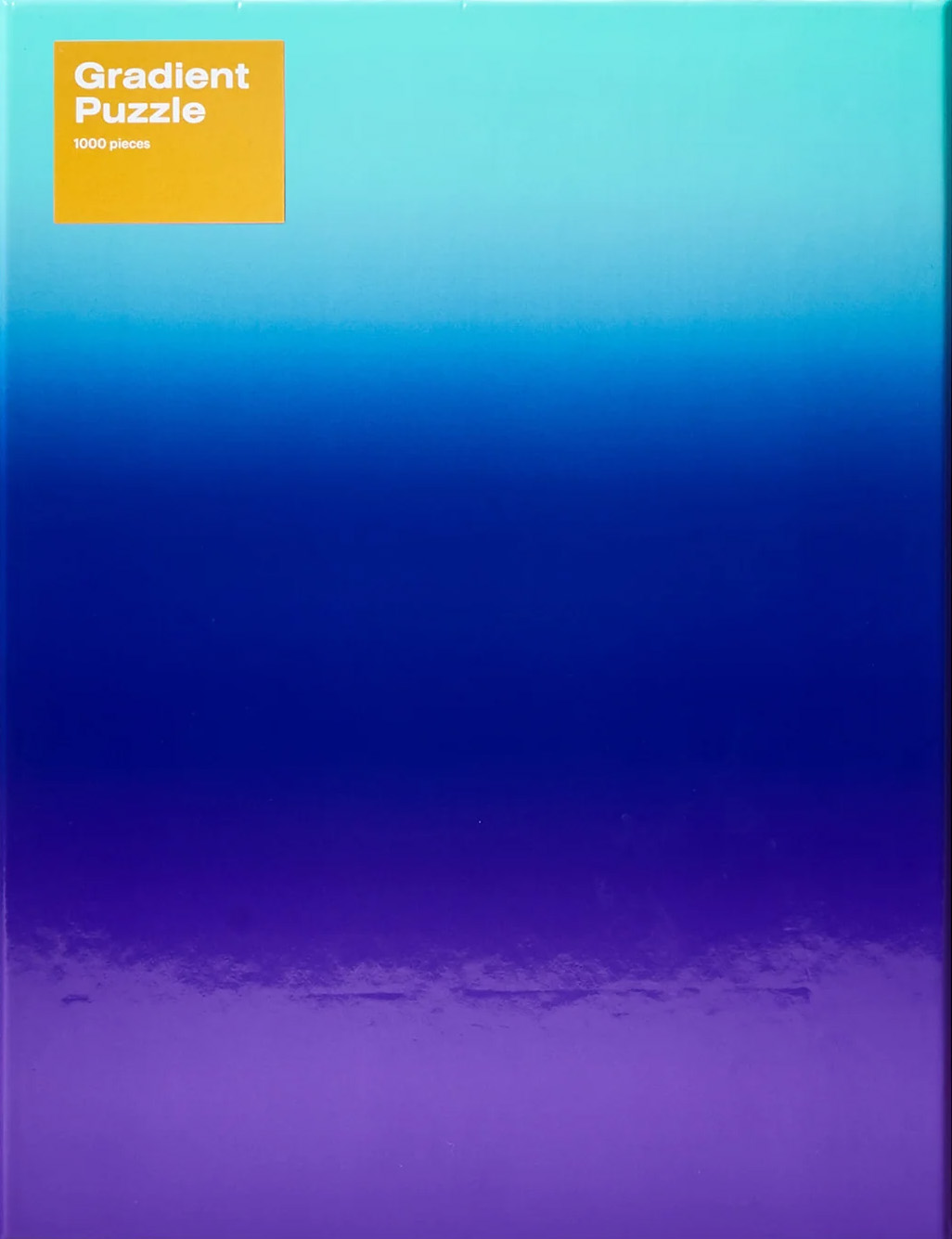 Areaware – Gradient Puzzle Teal/Blue/Purple – 1000 Piece
