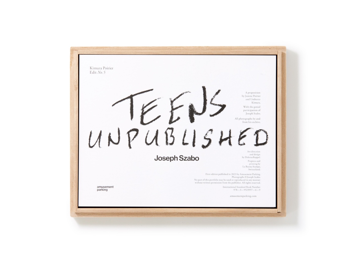 Joseph Szabo Kimura Poirier Edit No. 5 – Teens Unpublished