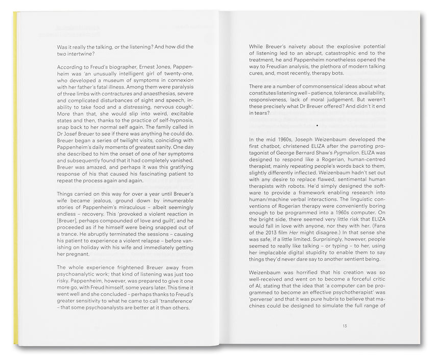 Uneasy Listening: Notes on Hearing and Being Heard