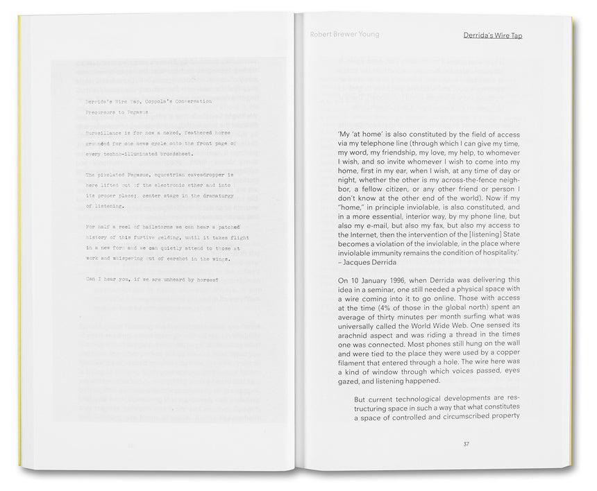 Uneasy Listening: Notes on Hearing and Being Heard