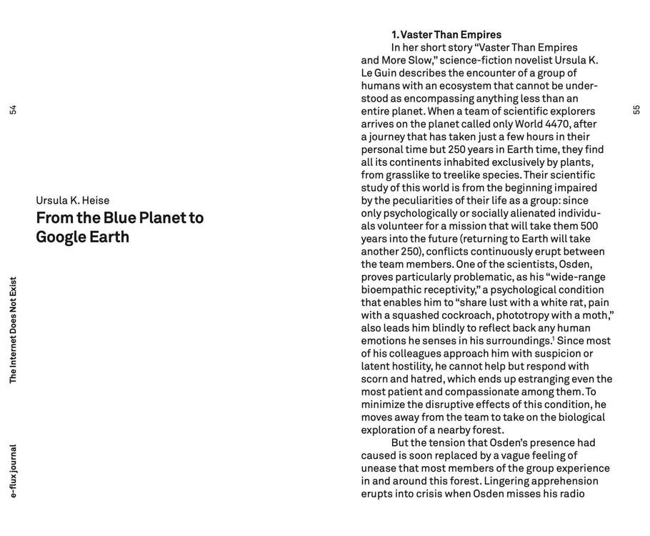 E-flux Journal: The Internet Does Not Exist