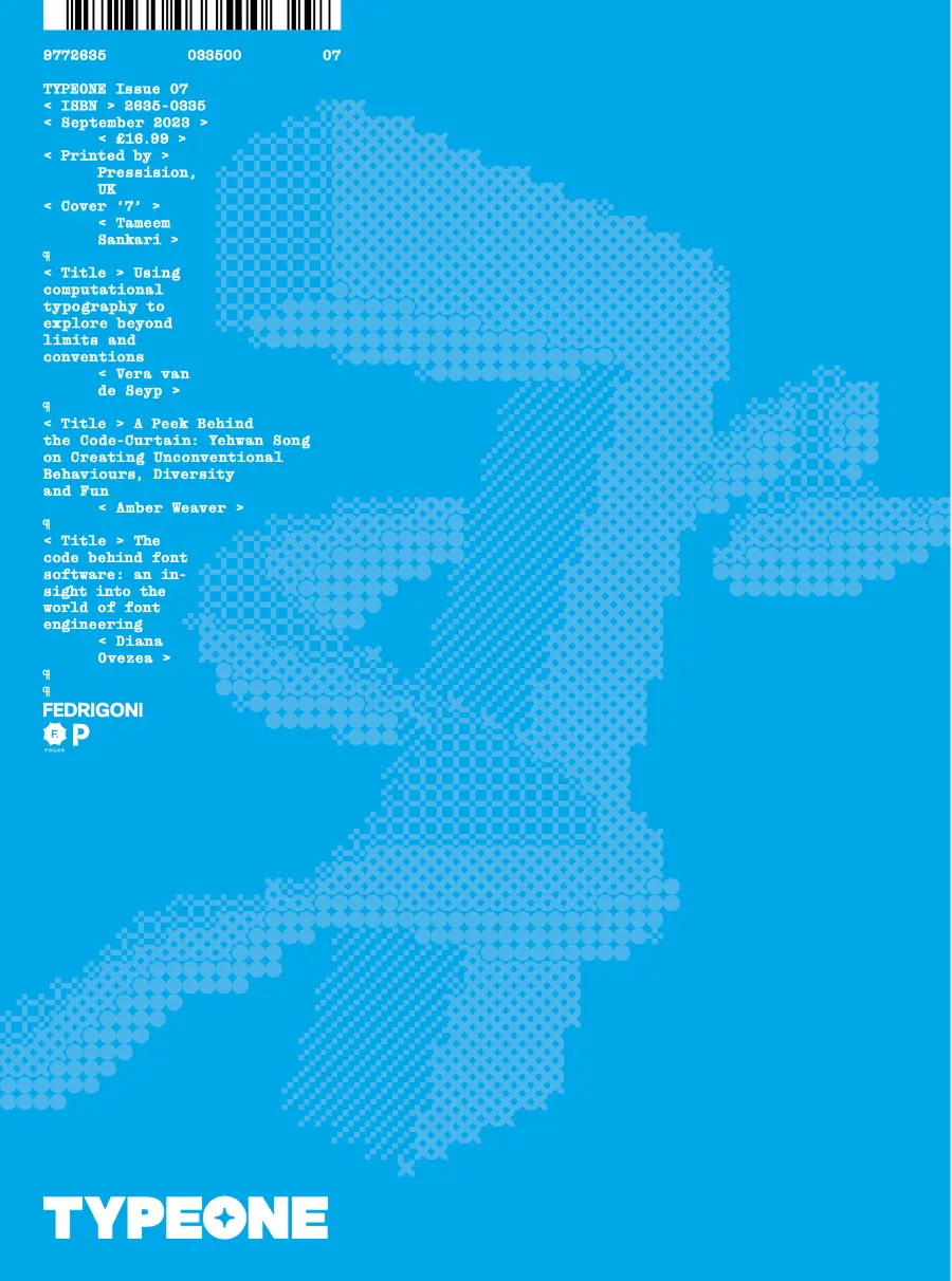 TYPEONE Magazine #07