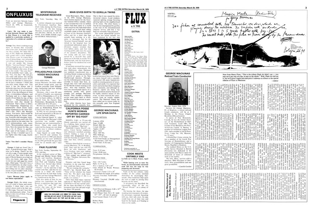 The Fluxus Newspaper