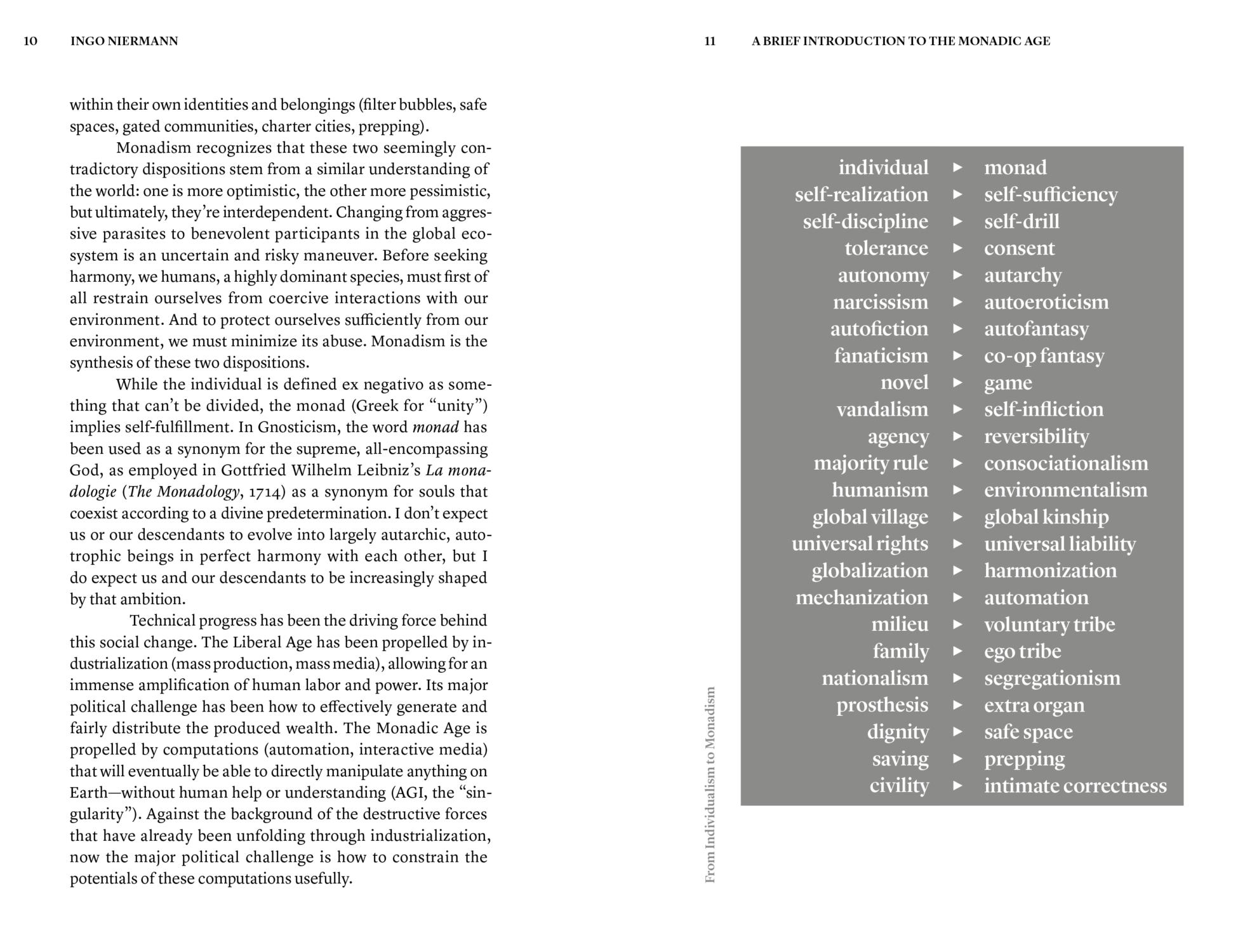 The Monadic Age: Notes on the Coming Social Order