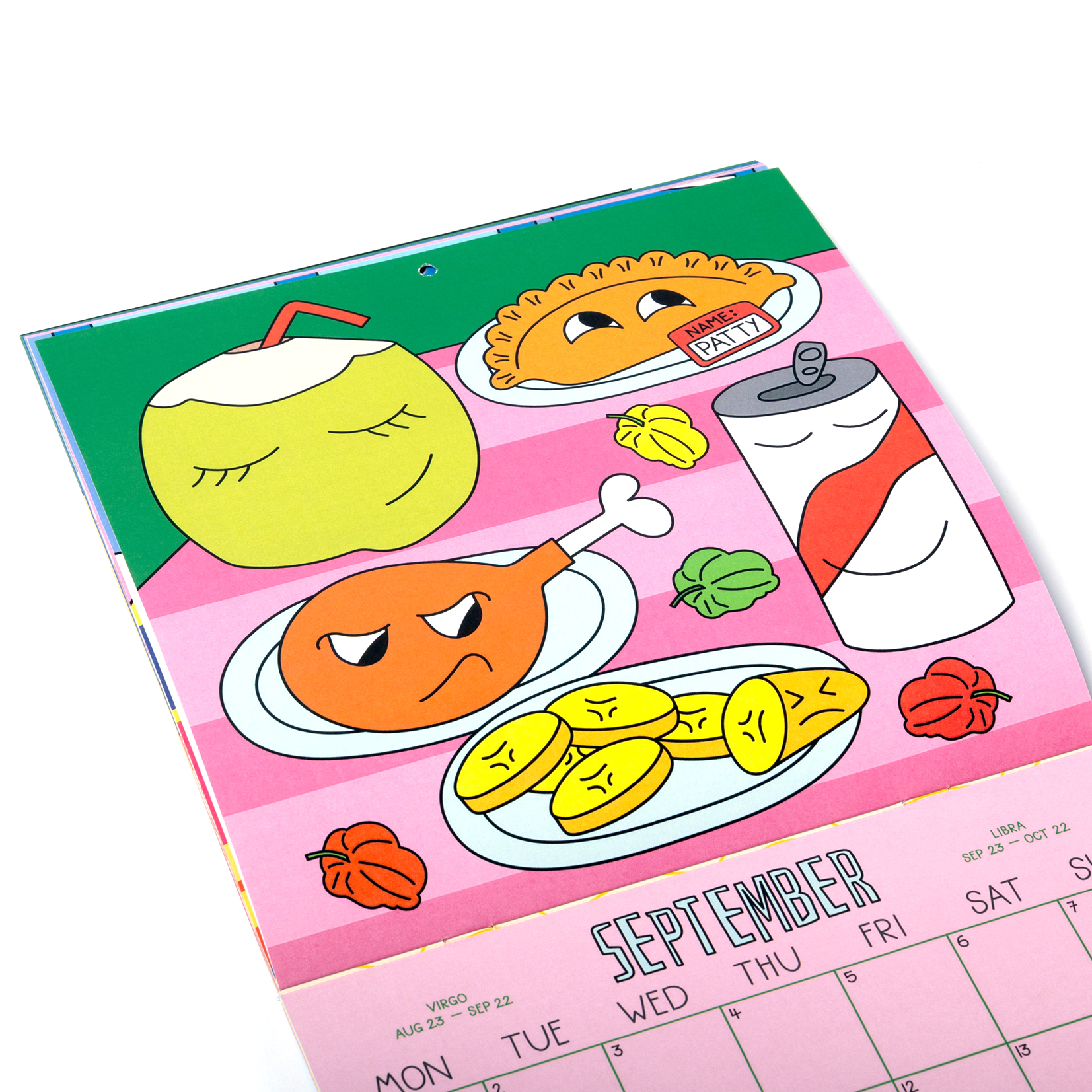 Studio Nattu 2025 Food Calendar