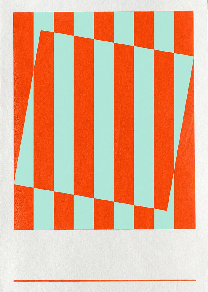 Hanji Book Stripe A5 Plain Sun Mint