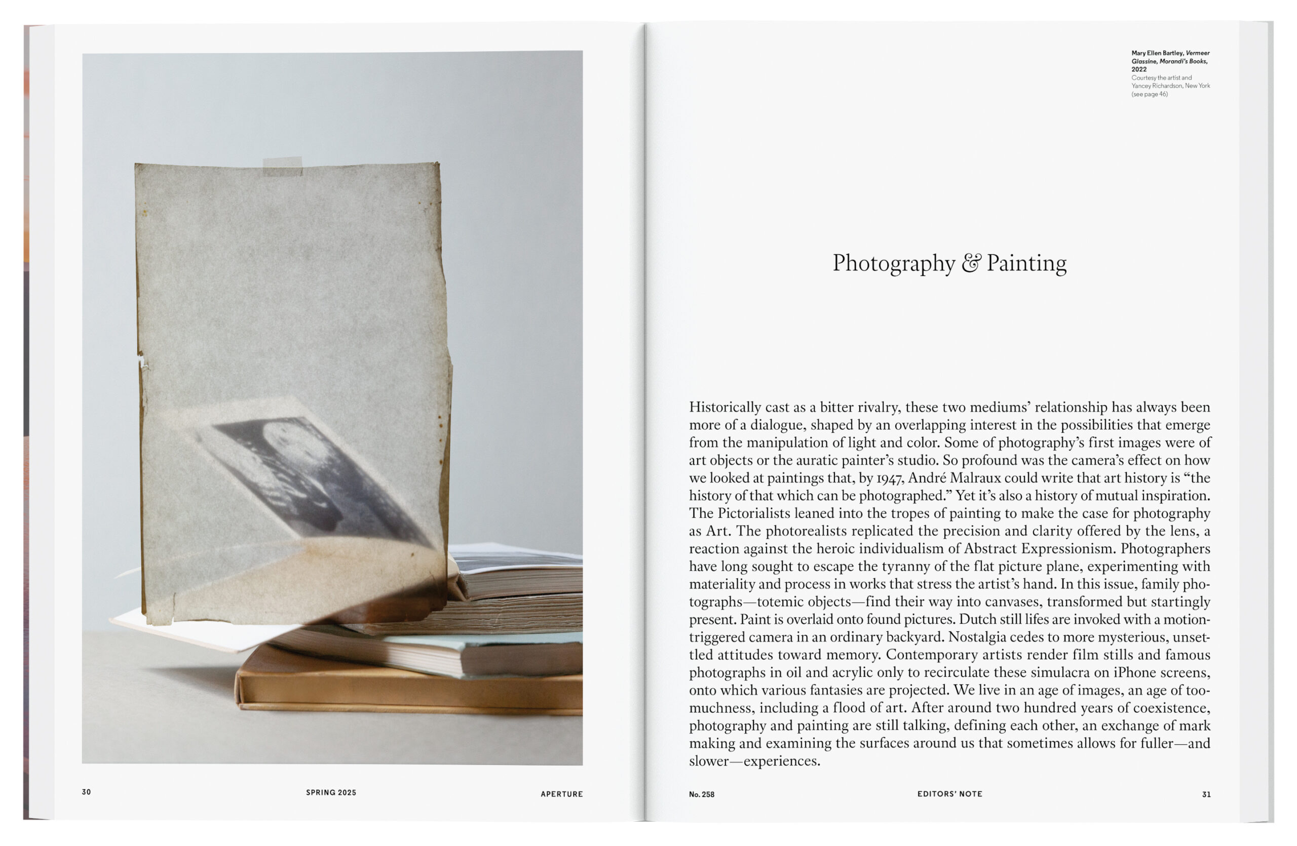 Aperture #258: Photography & Painting