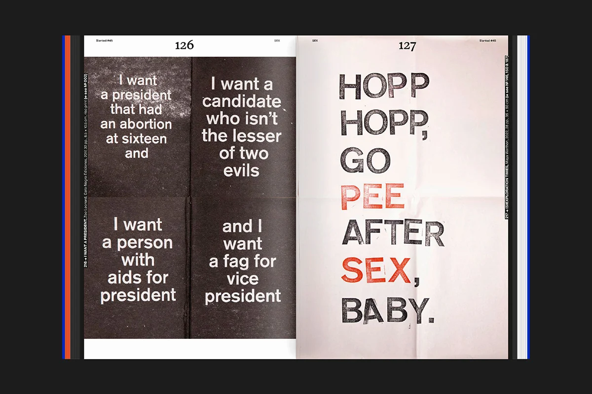 Slanted 45: Sex