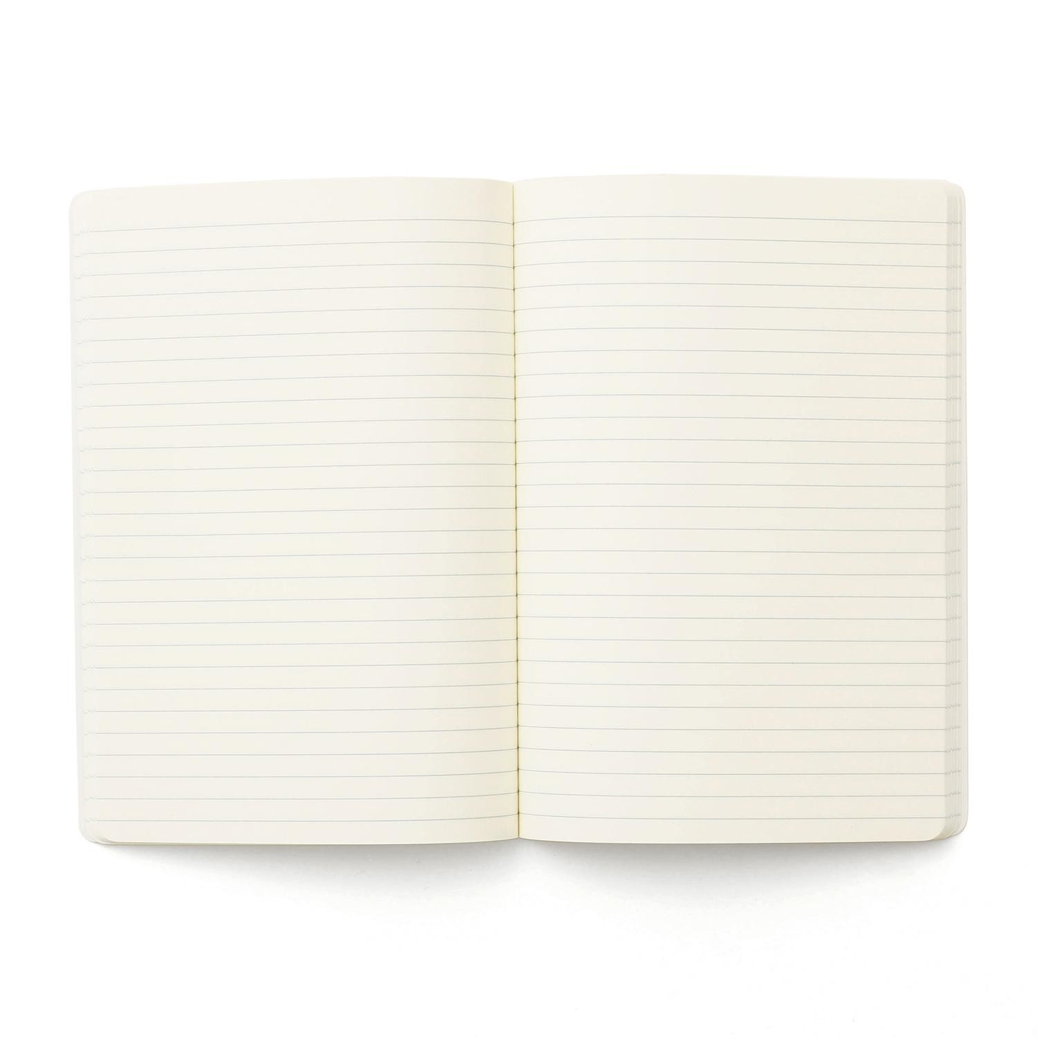 Penco Soft PP Notebook A5 Ruled Yellow