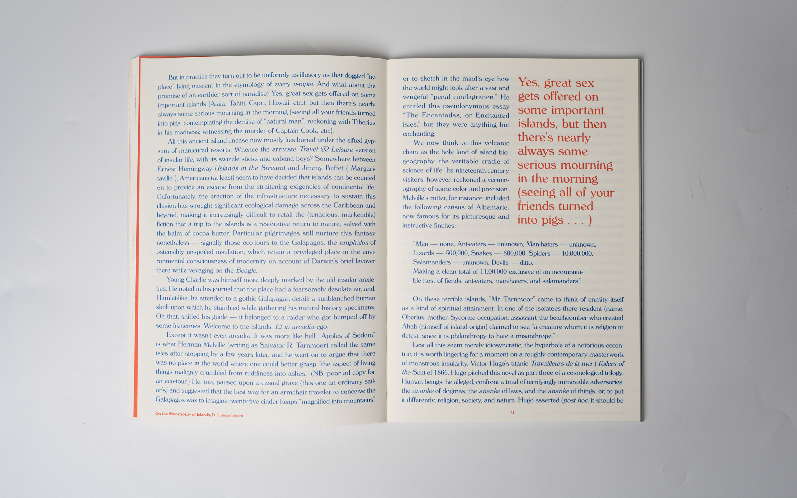 Glotta: On monsters, coastlines and desire