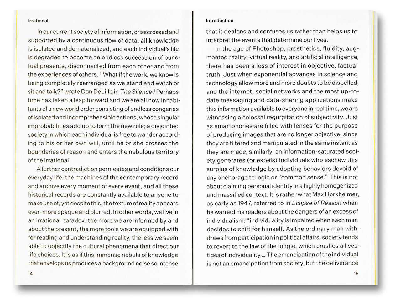 Irrational: A Visual Directory to a World with No Reason