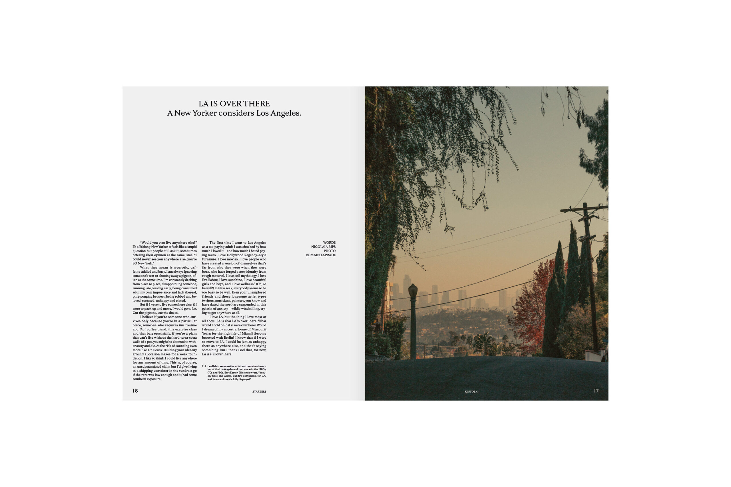 Kinfolk #56: California