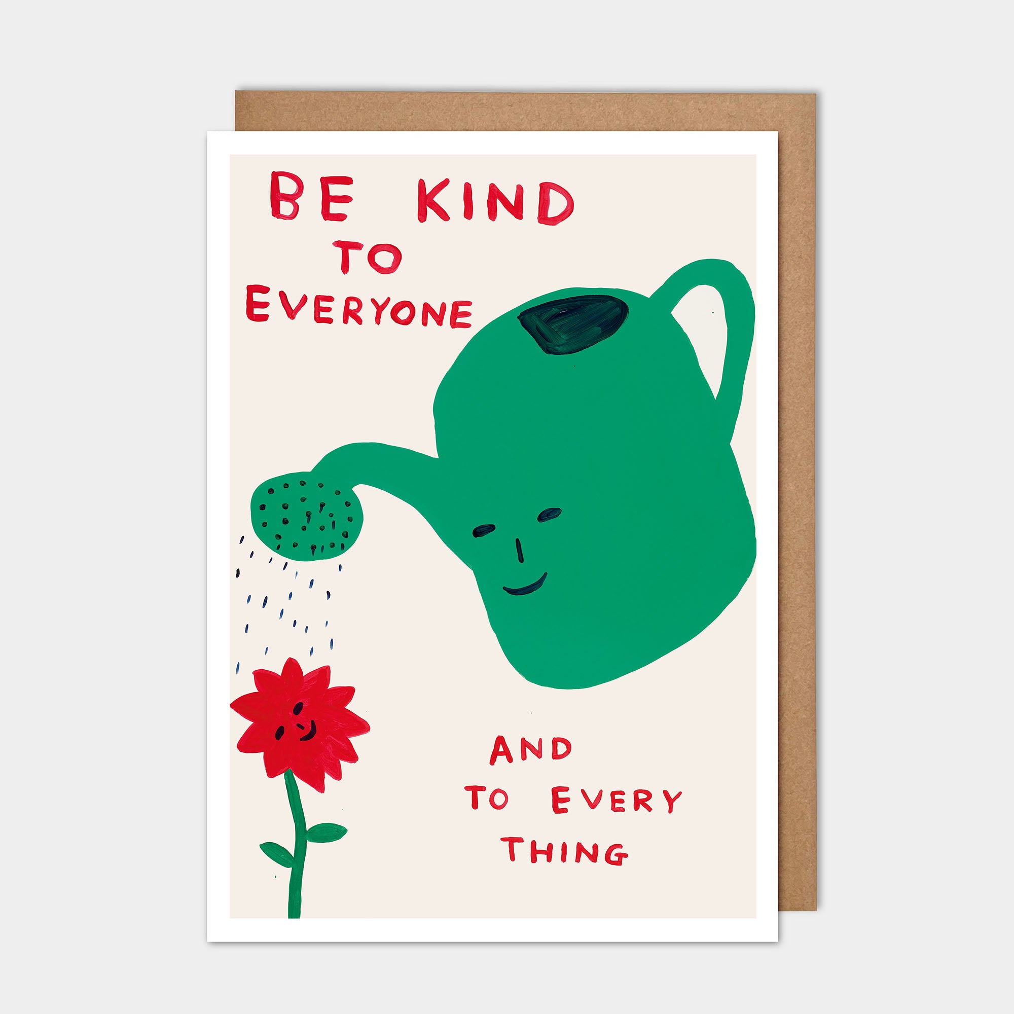 David Shrigley: “Be Kind to Everyone” Greeting Card