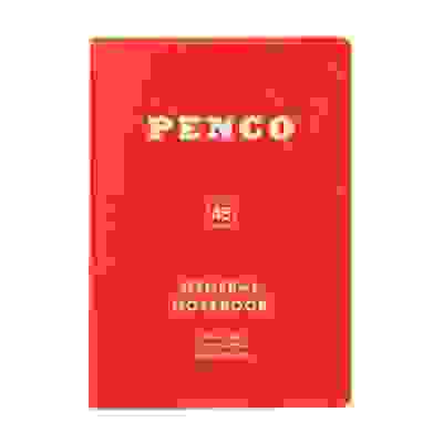 Penco Soft PP Notebook A5 Ruled Red