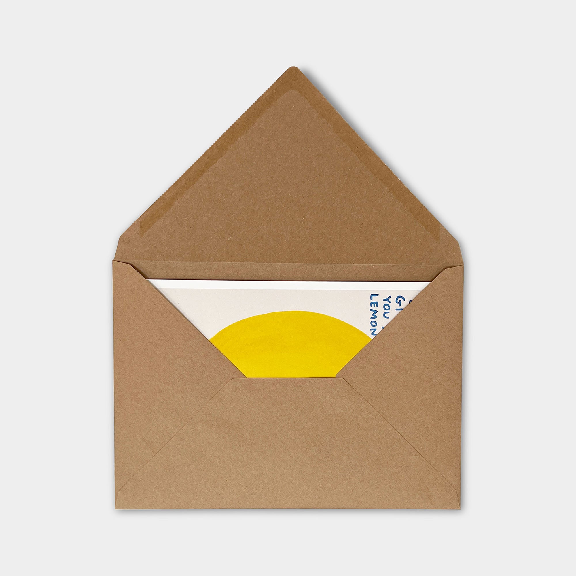 David Shrigley: “When Life Gives You A Lemon” Greeting Card