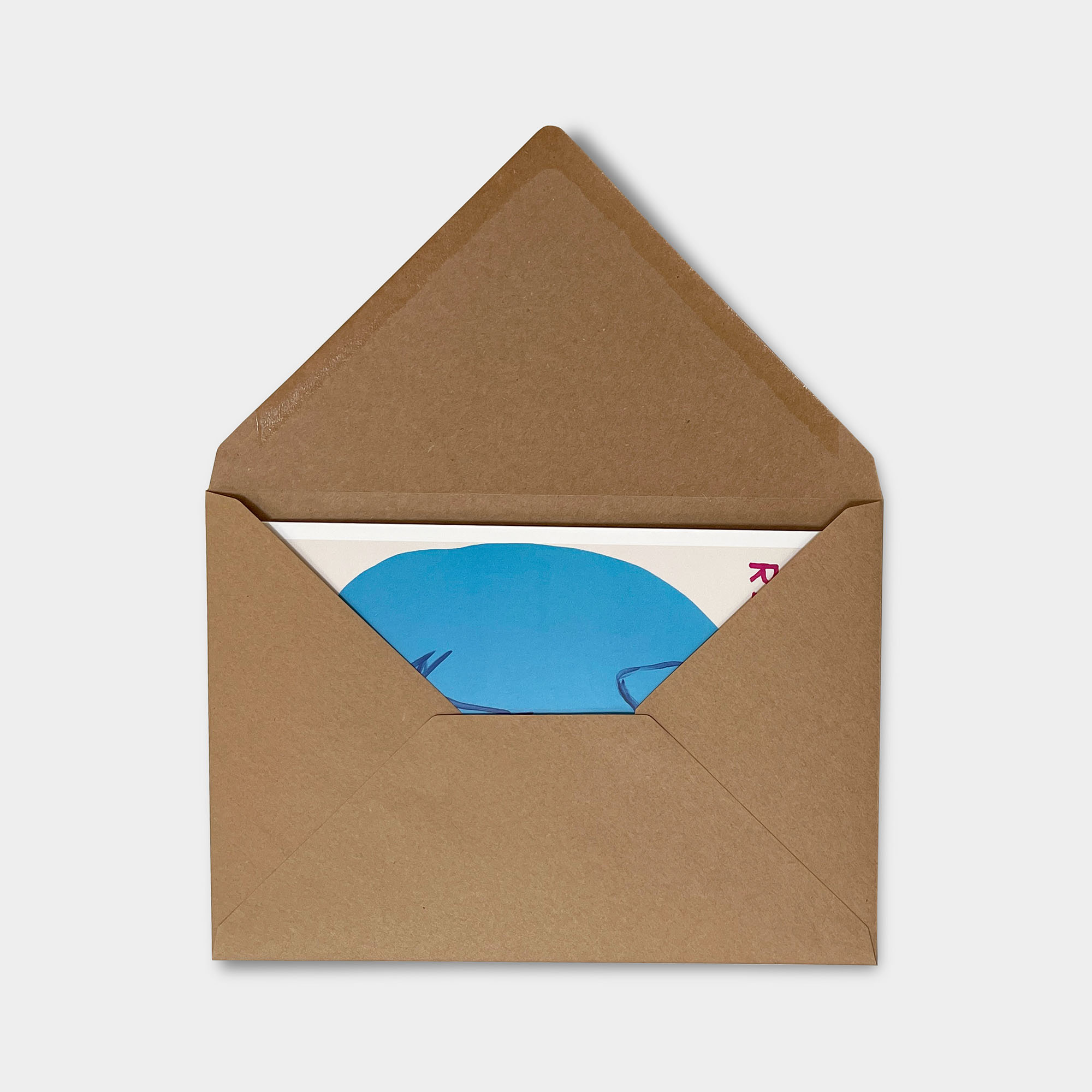 David Shrigley: “I Must Rest, My Rampage Is Over” Greeting Card