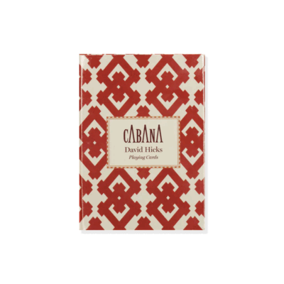 Cabana: David Hicks Chevron Playing Cards