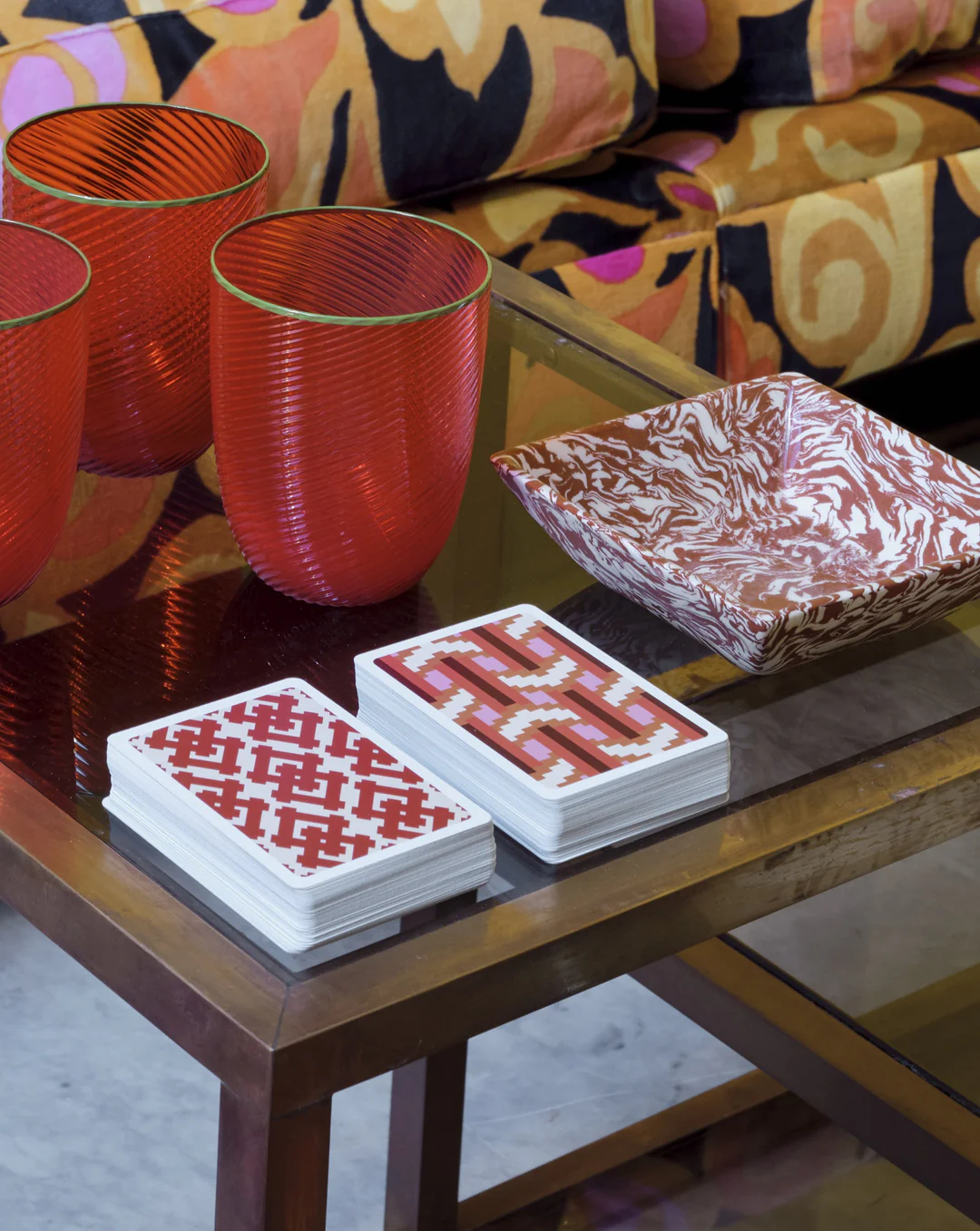 Cabana: David Hicks Chevron Playing Cards