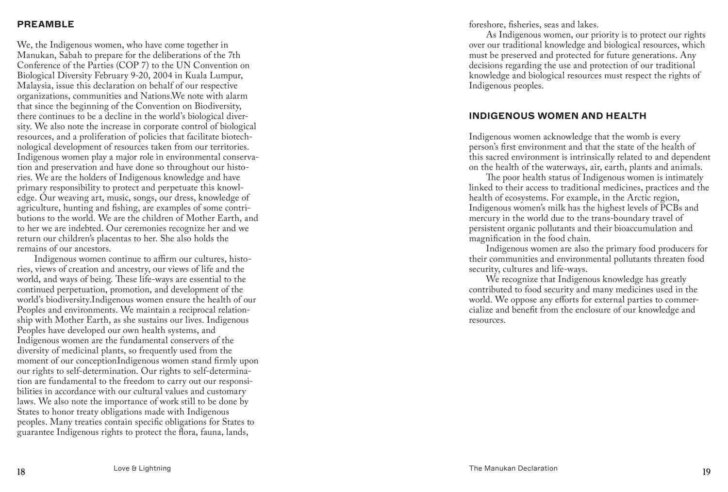 Love & Lightning: A Collection of Queer and Feminist Manifestos