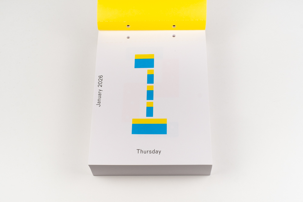 Karel Martens Calendar 2026: Every day is a new day