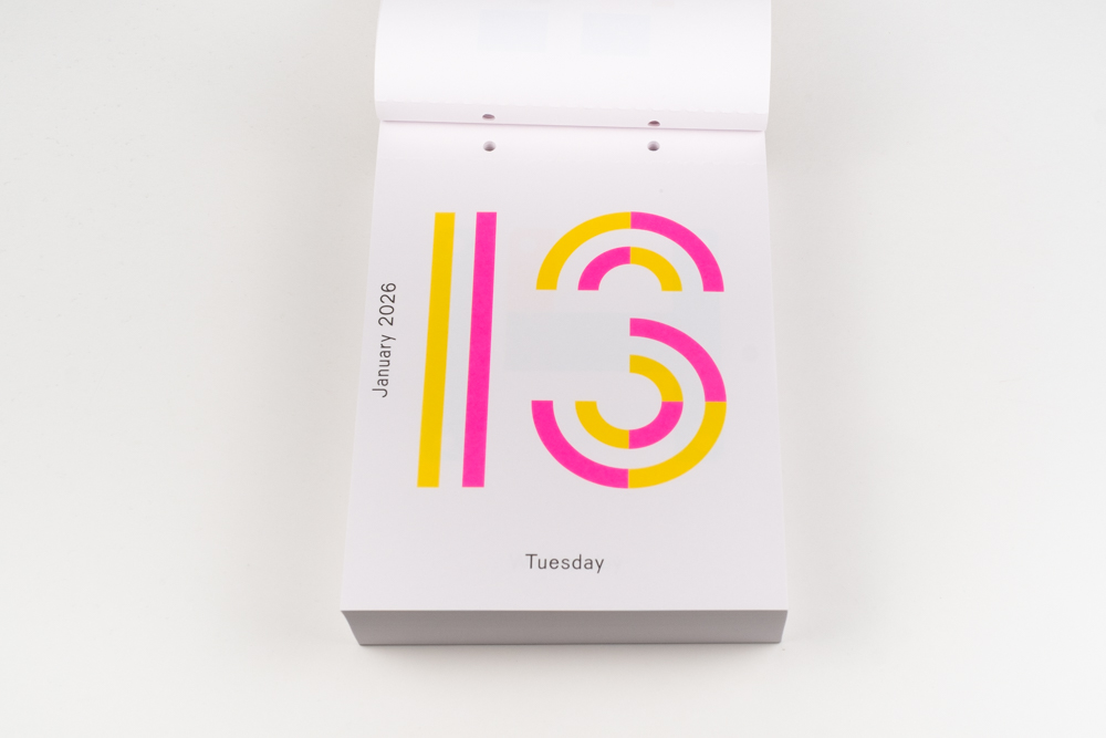 Karel Martens Calendar 2026: Every day is a new day