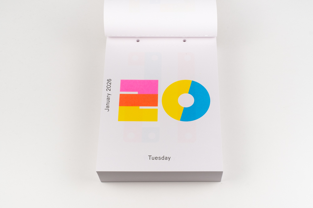 Karel Martens Calendar 2026: Every day is a new day