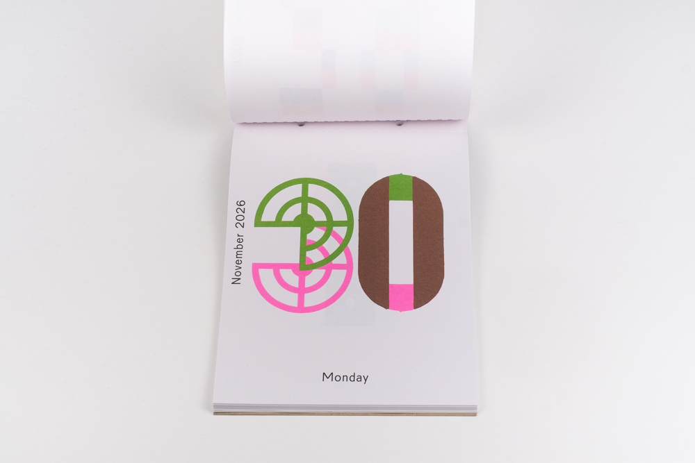 Karel Martens Calendar 2026: Every day is a new day