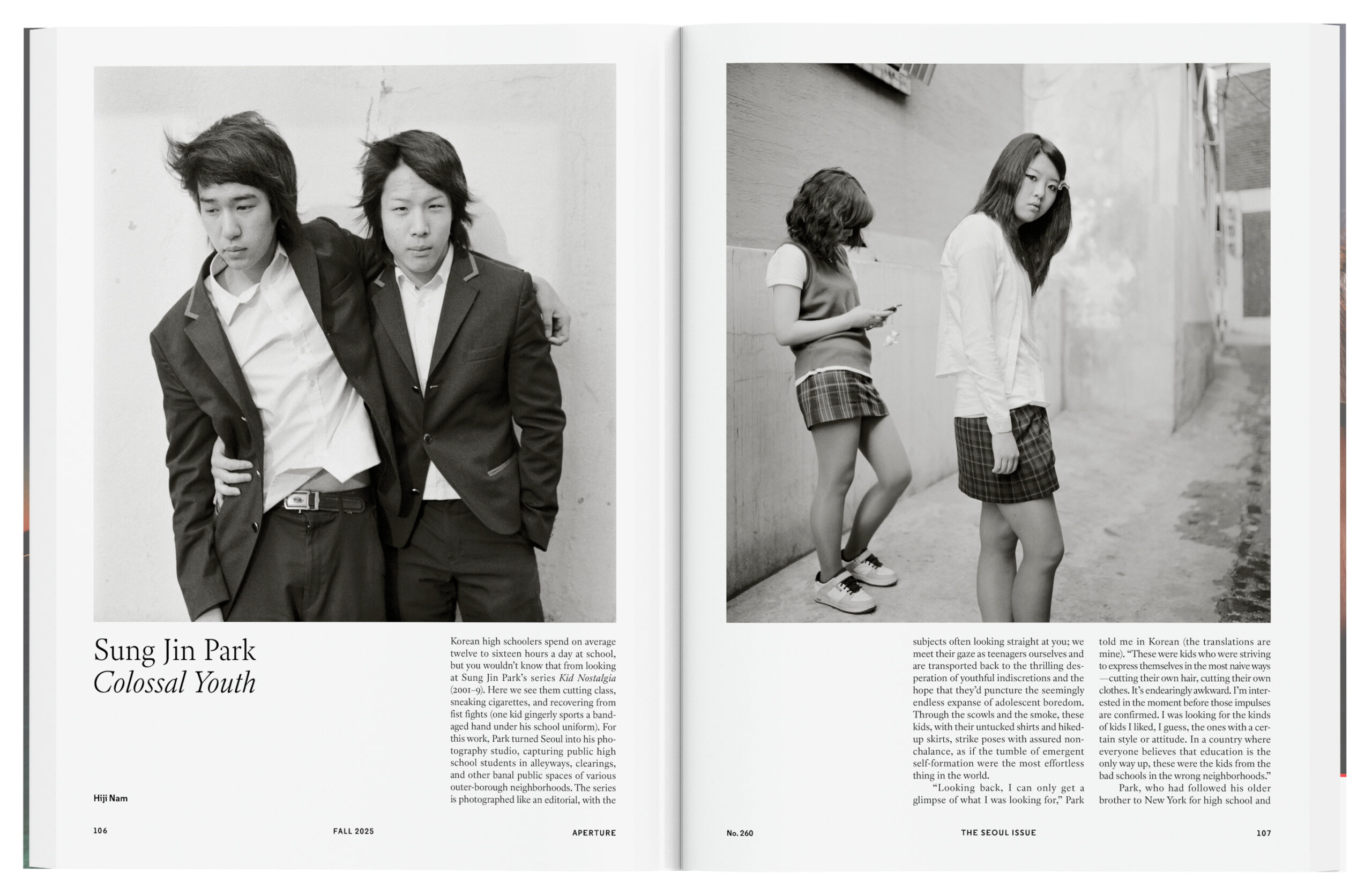 Aperture #260: The Seoul Issue