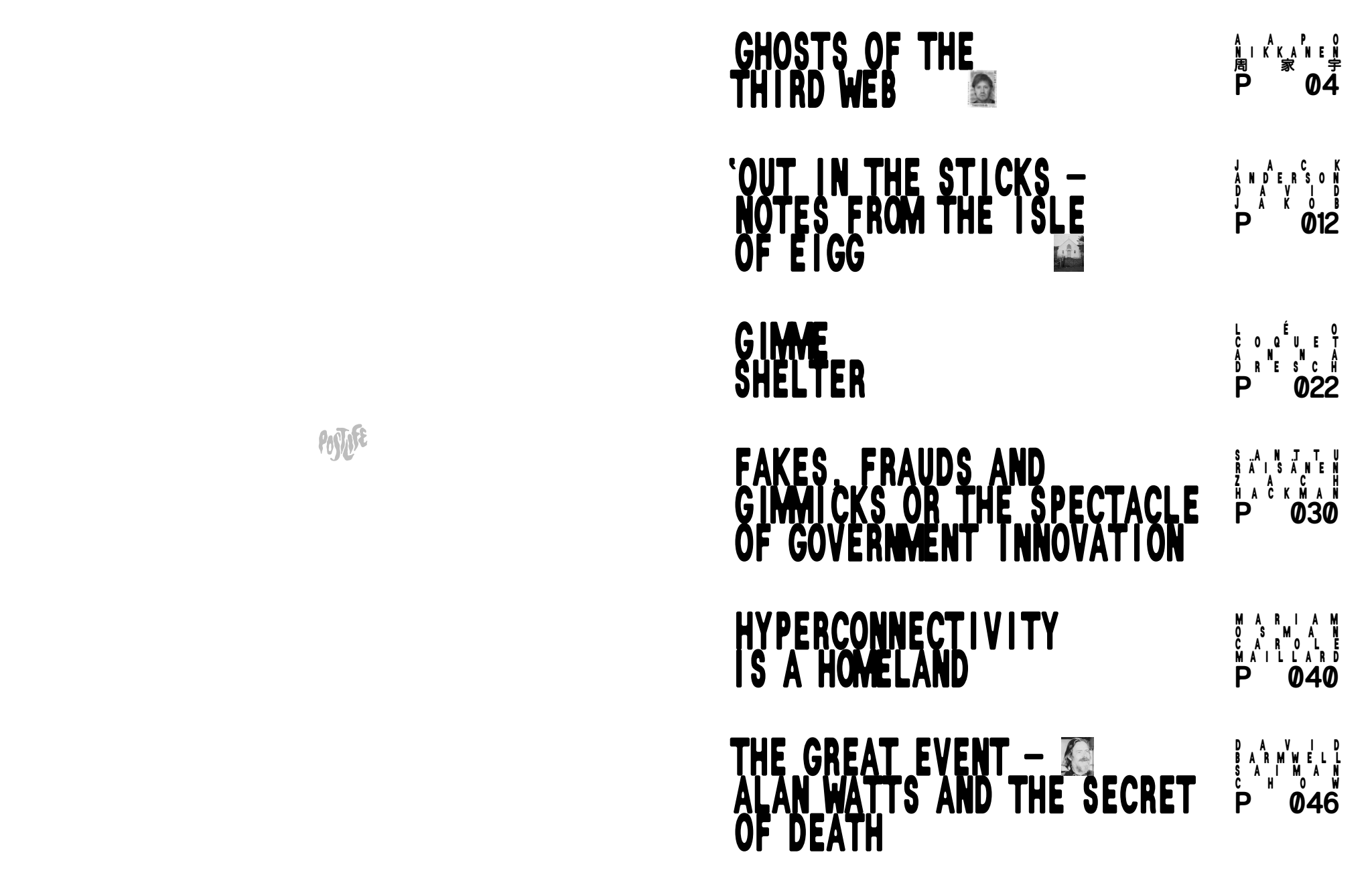 Postlife #2: Technosocial