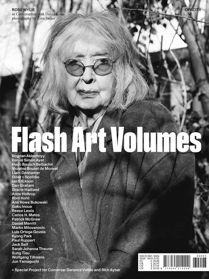 Flash Art Volumes #003: Opacity