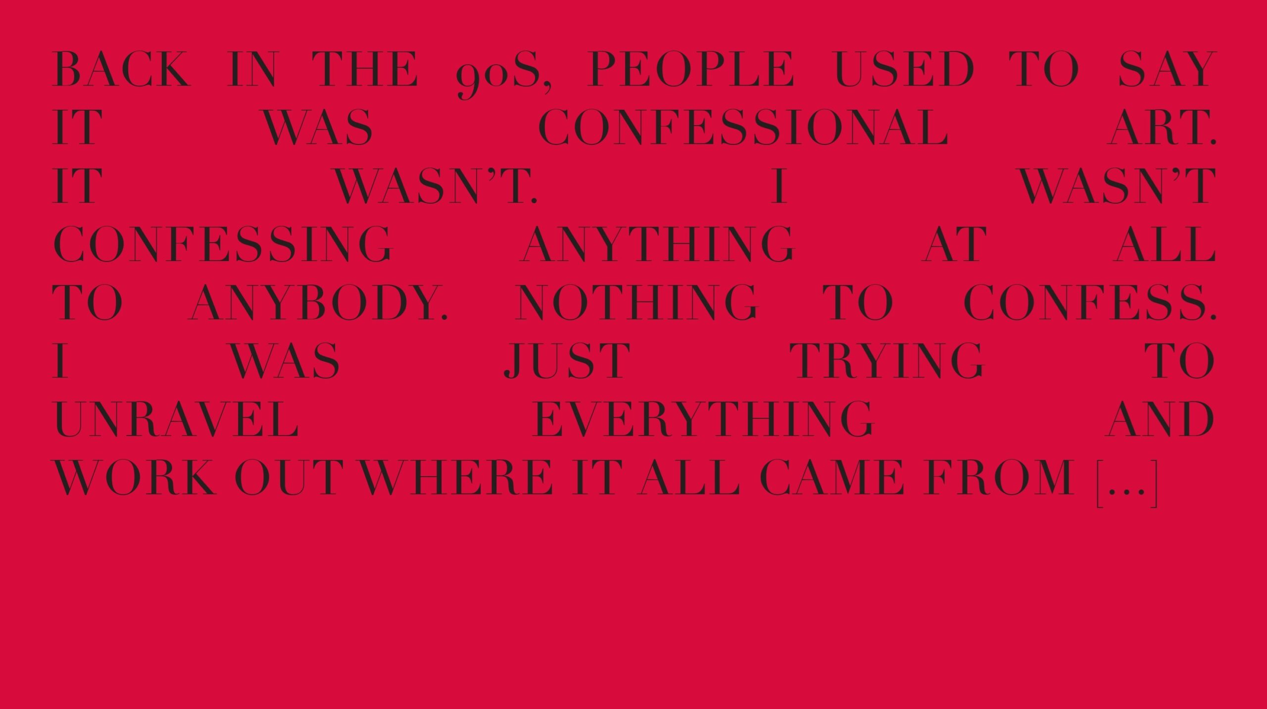 Tracey Emin: A Second Life