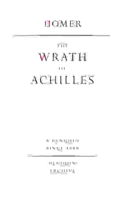 Homer: The Wrath of Achilles