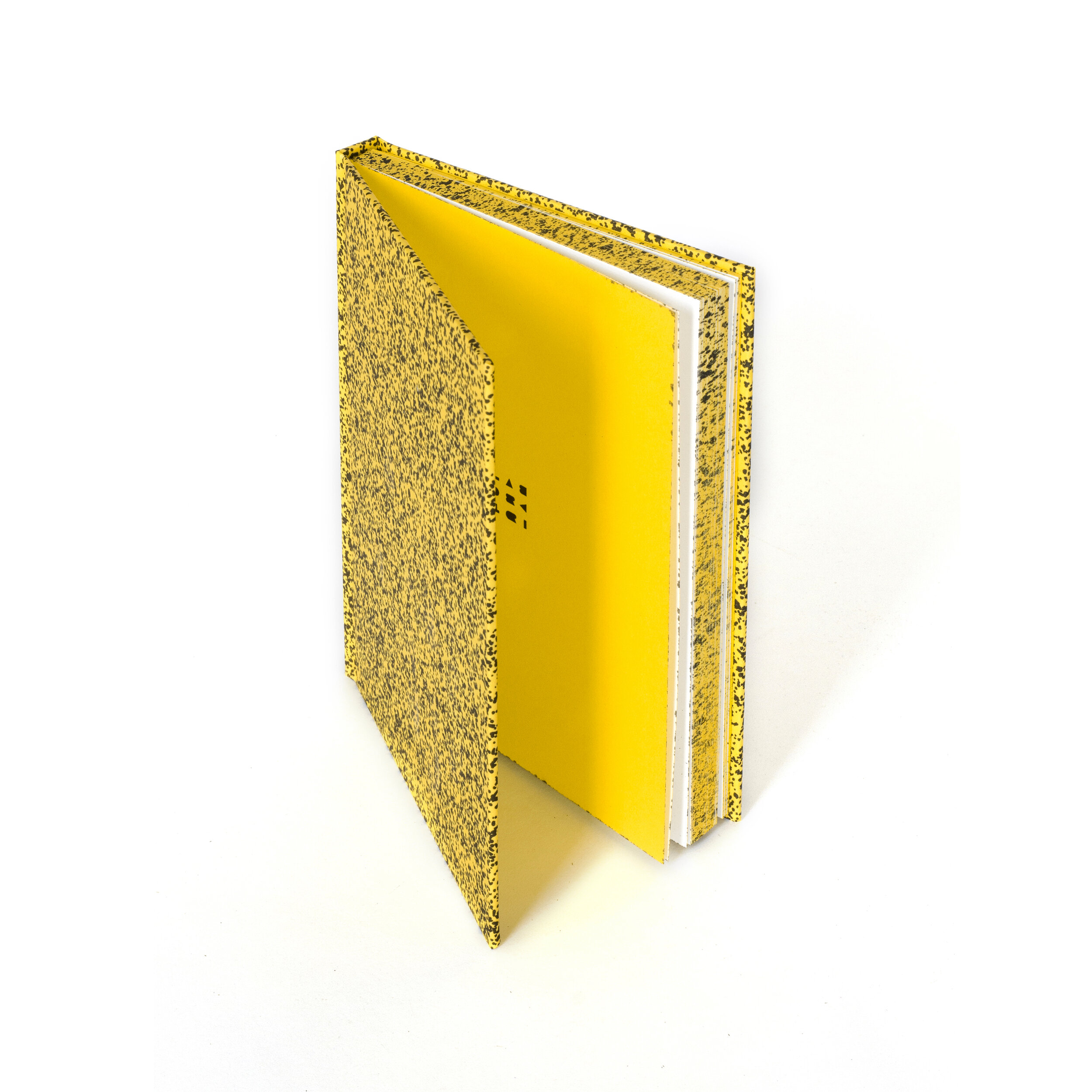 Spray Splash Yellow Memo Pad