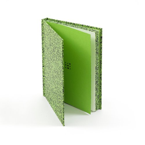 Spray Splash Green Memo Pad