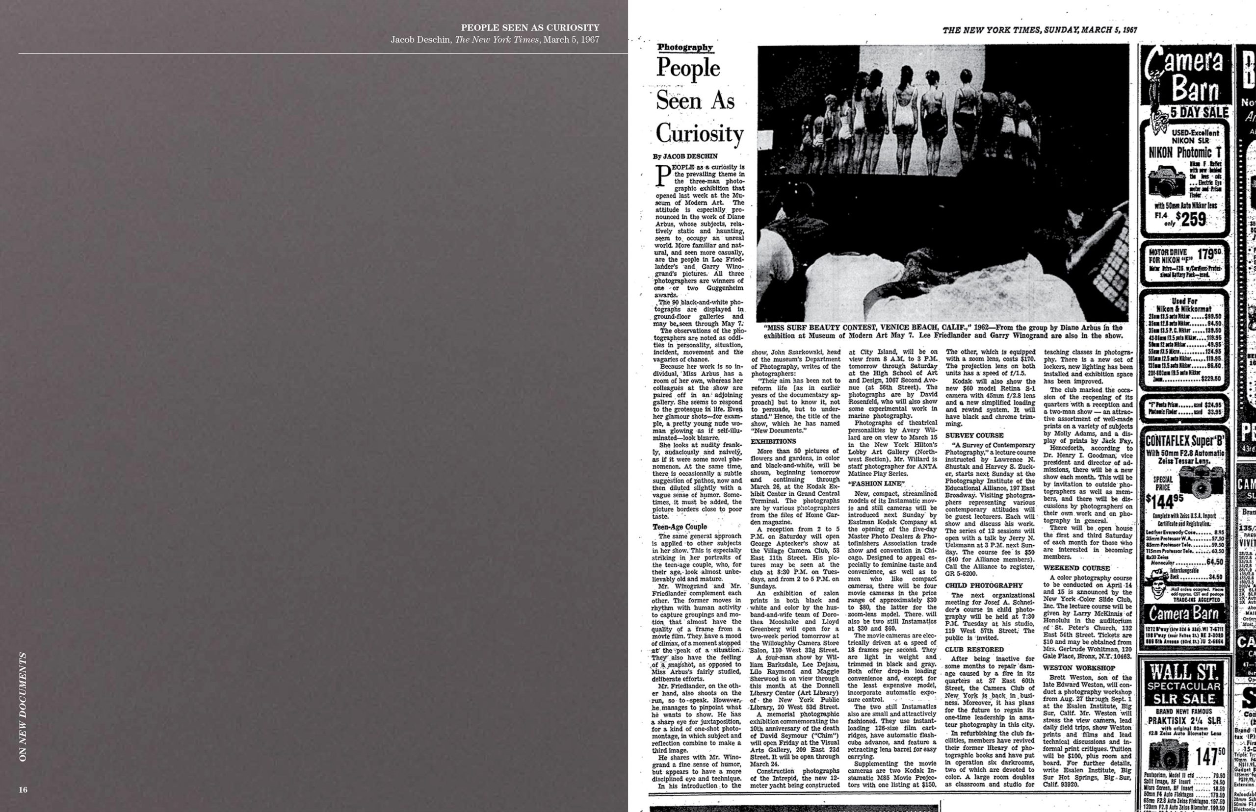 Diane Arbus: Documents