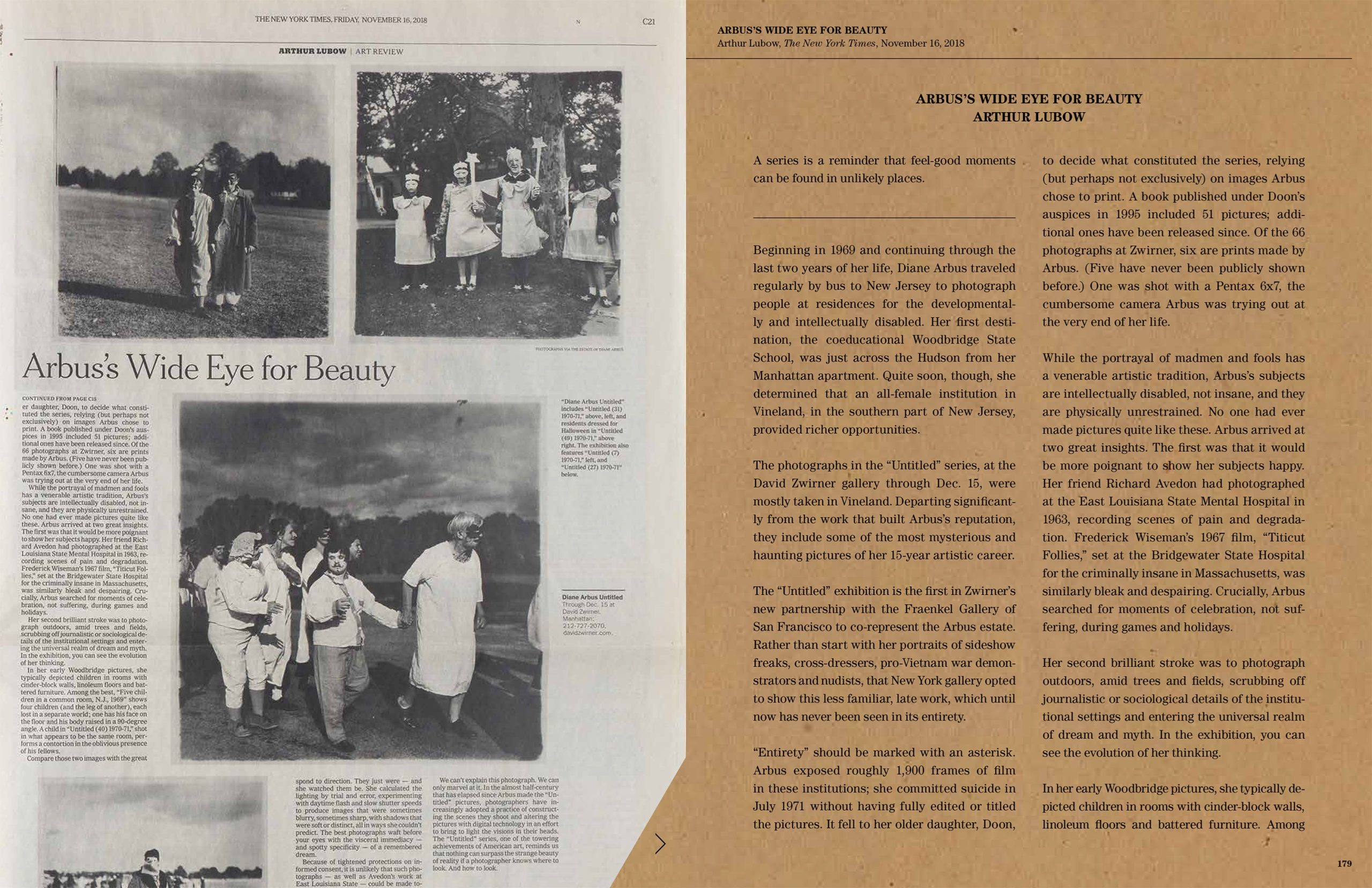 Diane Arbus: Documents