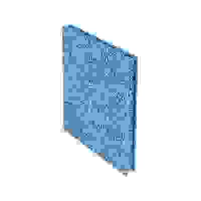 Spray Splash Blue Memo Pad