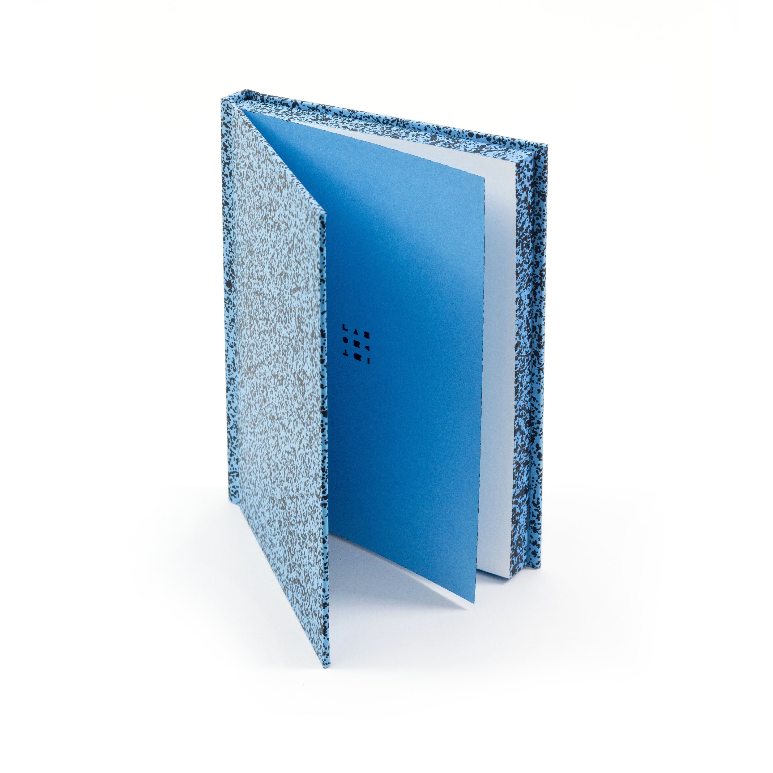 Spray Splash Blue Memo Pad