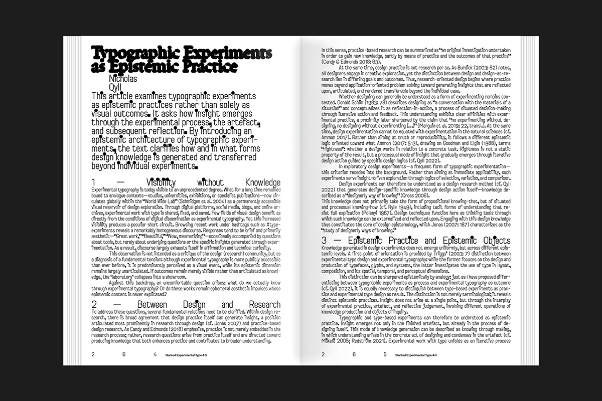 Slanted Experimental Type 4.0